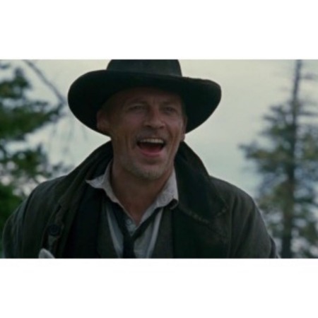 Callum Keith Rennie on the set of The X Files.